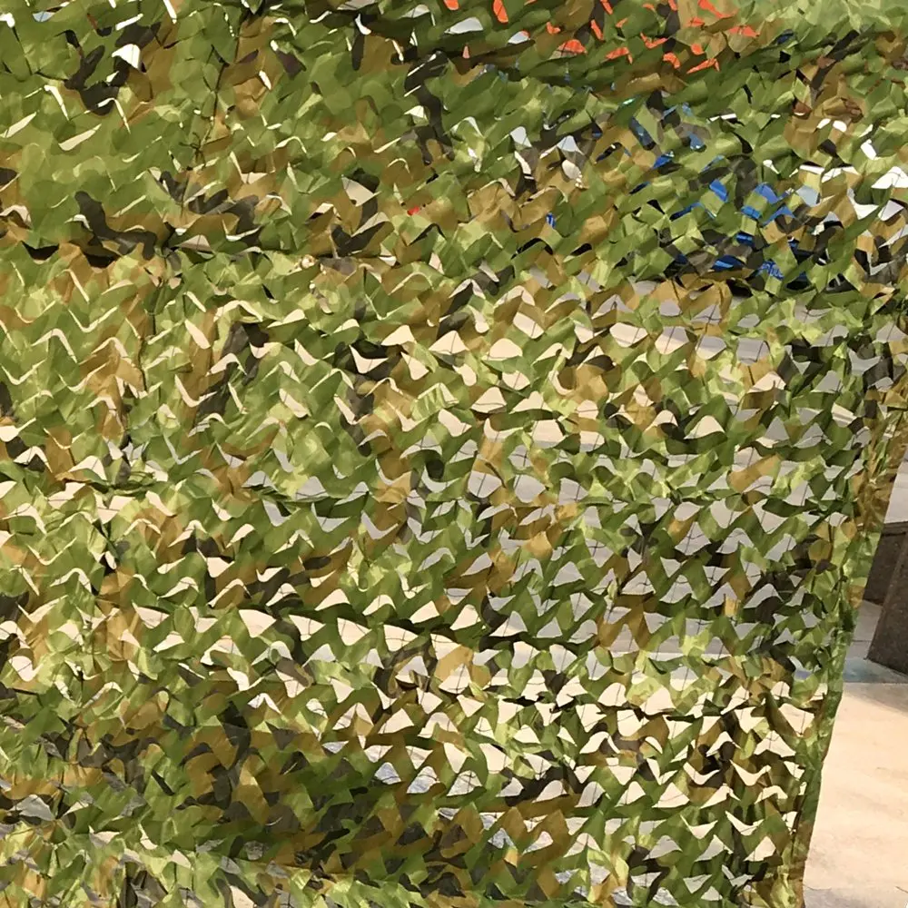 LOOGU-Red de camuflaje reforzada, malla de ocultación militar de 1,5x10m, Red de camuflaje de caza, toldo de jardín para sombra oculta, 1,5x10, 1,5x10M - imagen 5