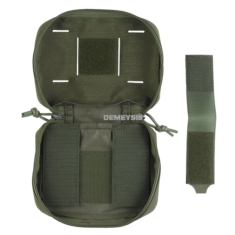 Portador de placa táctica, bolsa para teléfono móvil, bolsa plegable para tablero de navegación, doble cremallera, para caza, Airsoft, aparejo de pecho, bolsas para mapas - imagen 3