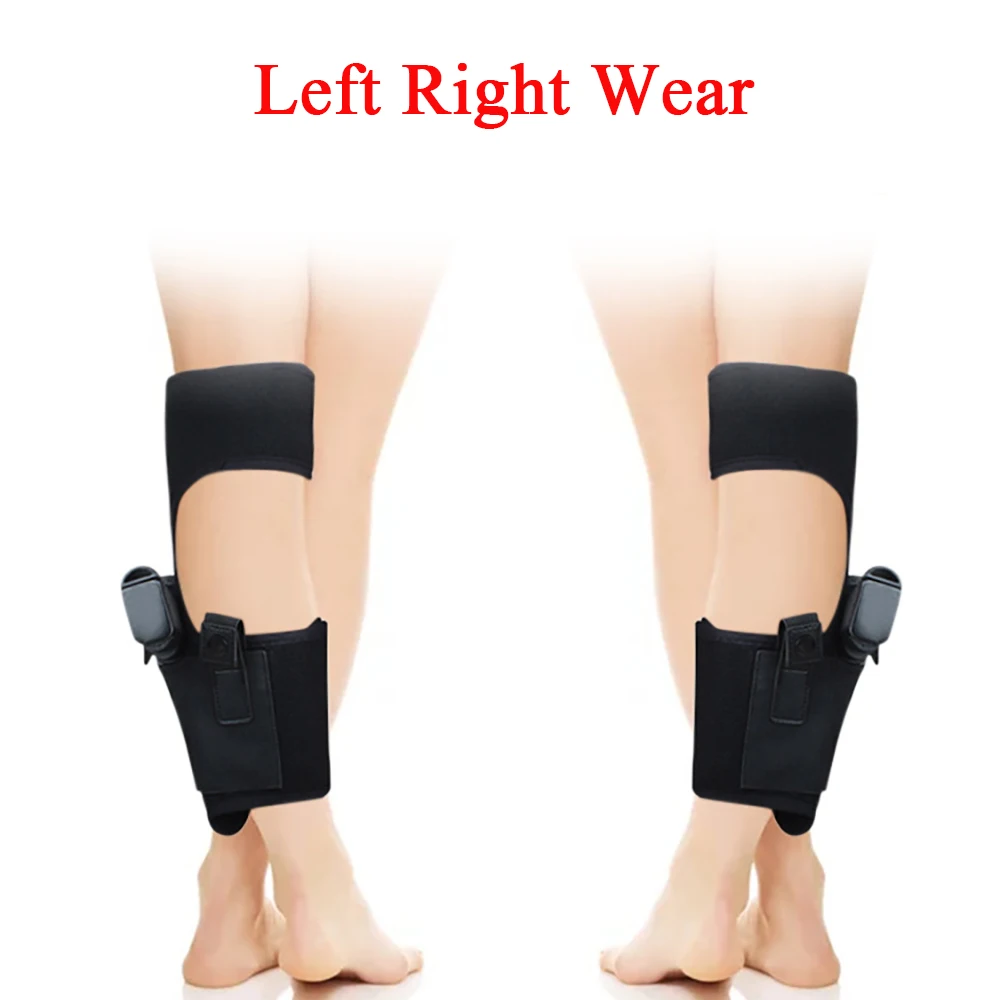 Funda de pistola oculta de tobillo ajustable para caza Glock17 18 19 26 43 - imagen 5