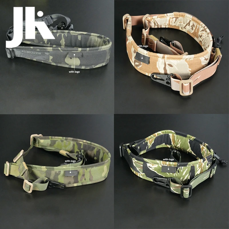 Nuevas correas tácticas de doble punto, Material de nailon 500D, correa de hombro ajustable de 100-135CM para accesorios de caza Airsoft - imagen 3