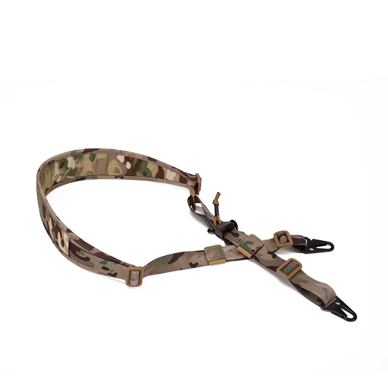 Eslinga táctica para Rifle de caza, equipo de tiro Modular de combate acolchado extraíble de 2 puntos, accesorios de correa MC para caza al aire libre - imagen 4