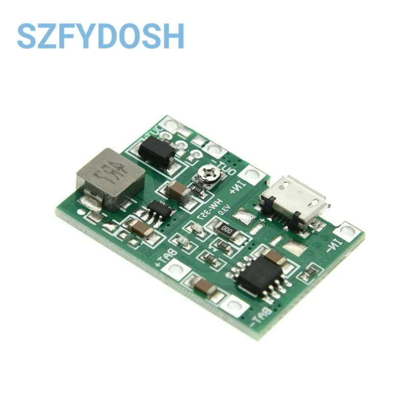 Nuevo multímetro 3,7 V 4,2 V litros 9V 5V batería de litio 18650 modificada carga Boost descarga módulo ajustable integrado 2A - imagen 4