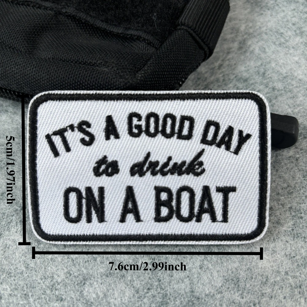 Parche táctico Bad Day to Be A Beer, divertidos parches bordados con gancho y bucle para mochila, brazalete, insignia de moral militar, pegatinas para sombrero - imagen 3