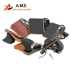 Protector de dedo para tiro con arco de cuero ajustable