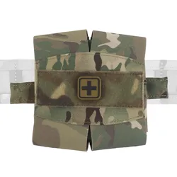 Bolsa para traumatismos para acampar al aire libre, sistema MOLLE, separación rápida, caza, combate, entrenamiento, supervivencia, herramientas médicas de emergencia, bolsa de almacenamiento