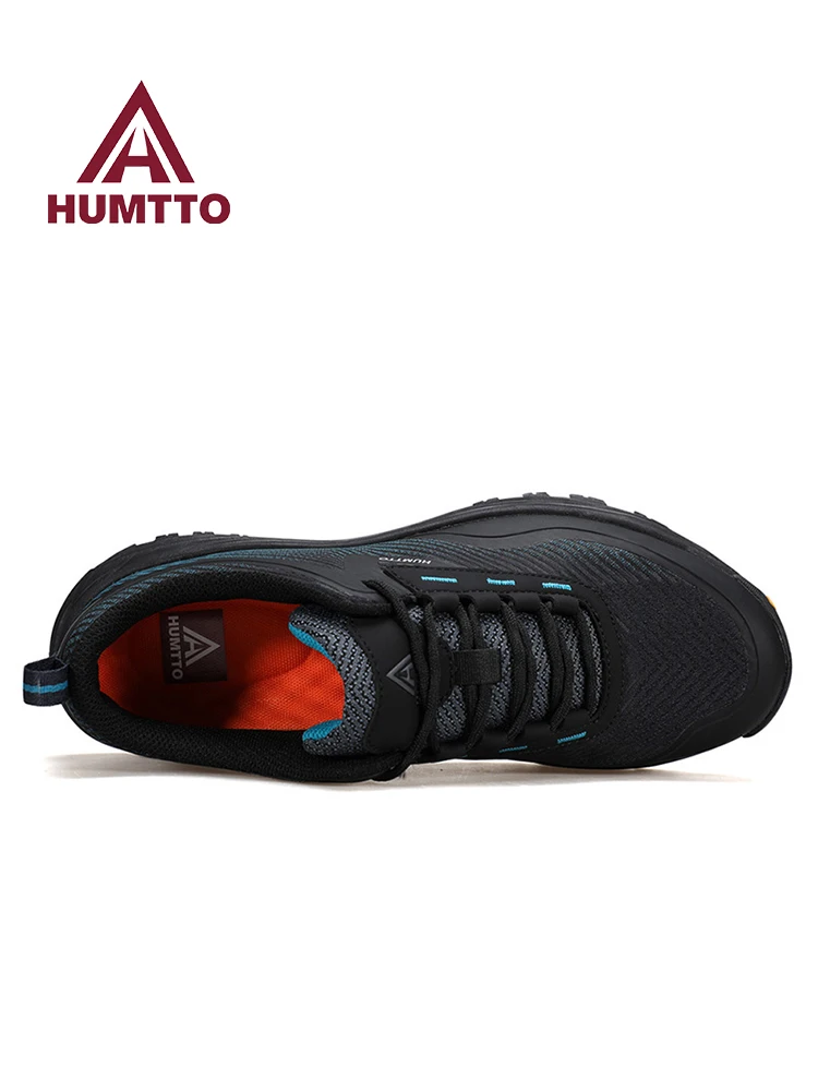 HUMTTO zapatos de senderismo al aire libre, zapatillas antideslizantes para hombre, botas de trekking al tobillo, zapatos de viaje informales transpirables todoterreno, zapatos para correr - imagen 5