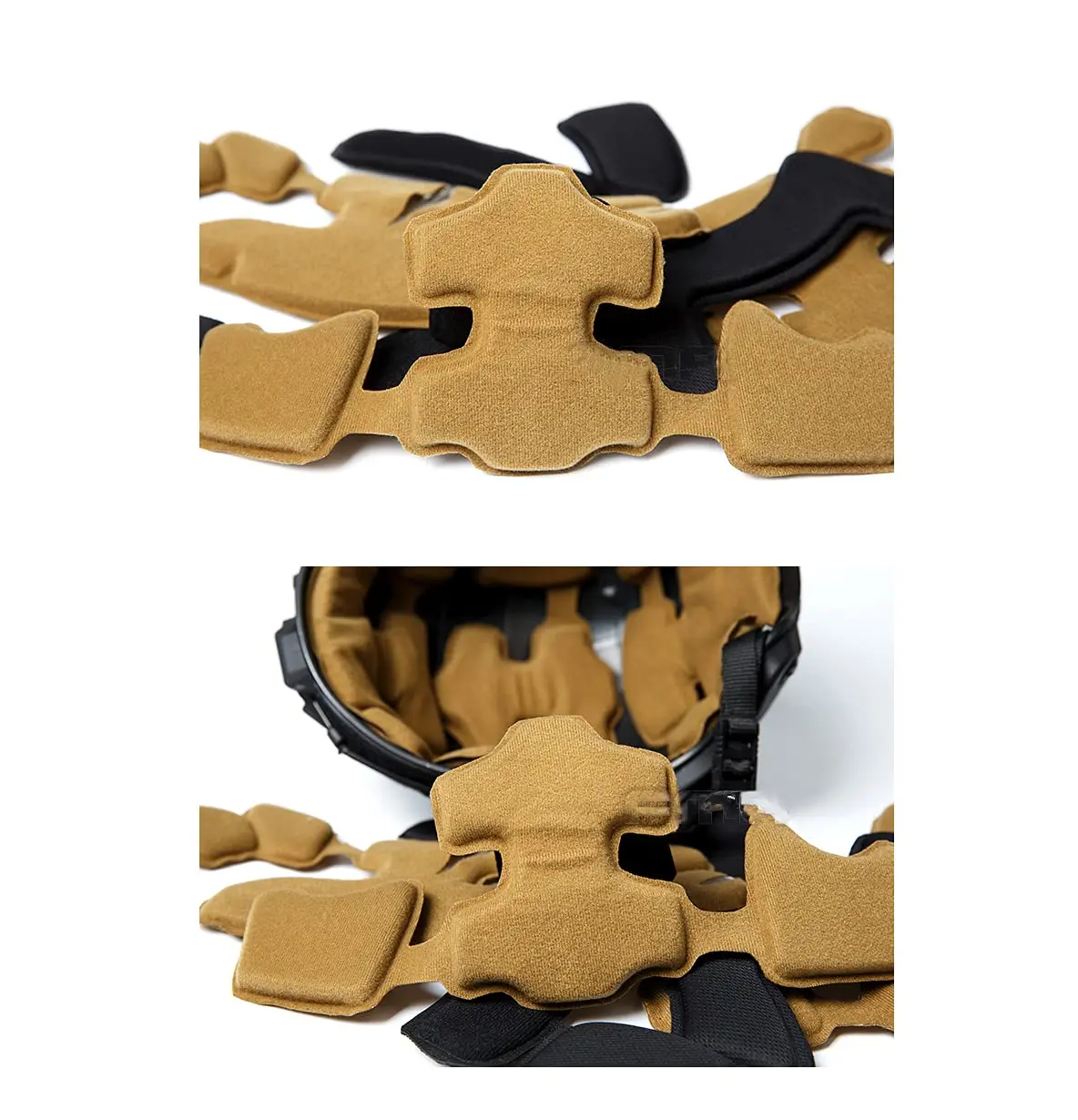FMA-Almohadillas protectoras para casco táctico Airsoft, almohadilla de espuma viscoelástica, TB1275 - imagen 2