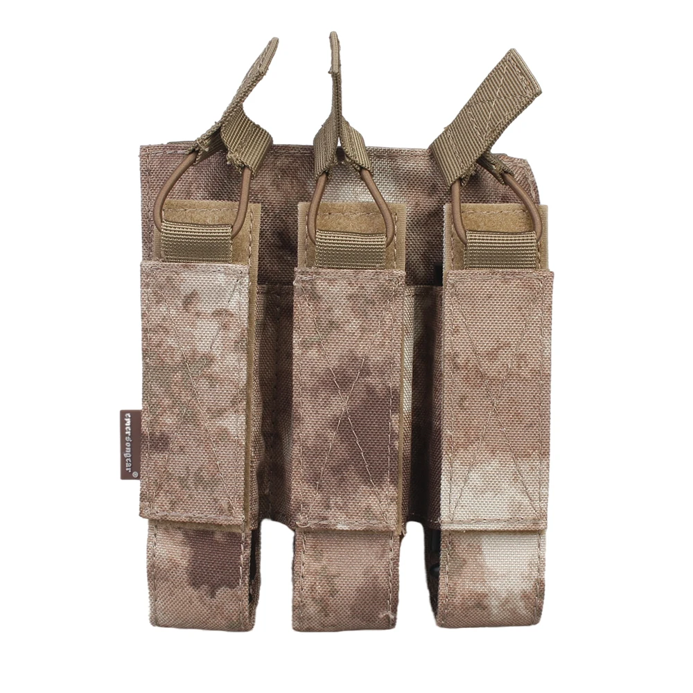 Emersongear bolsa para revistas Modular Triple MP7 Quick Pull Mag bolsa funda titular Airsoft caza Molle senderismo EM6357 - imagen 3