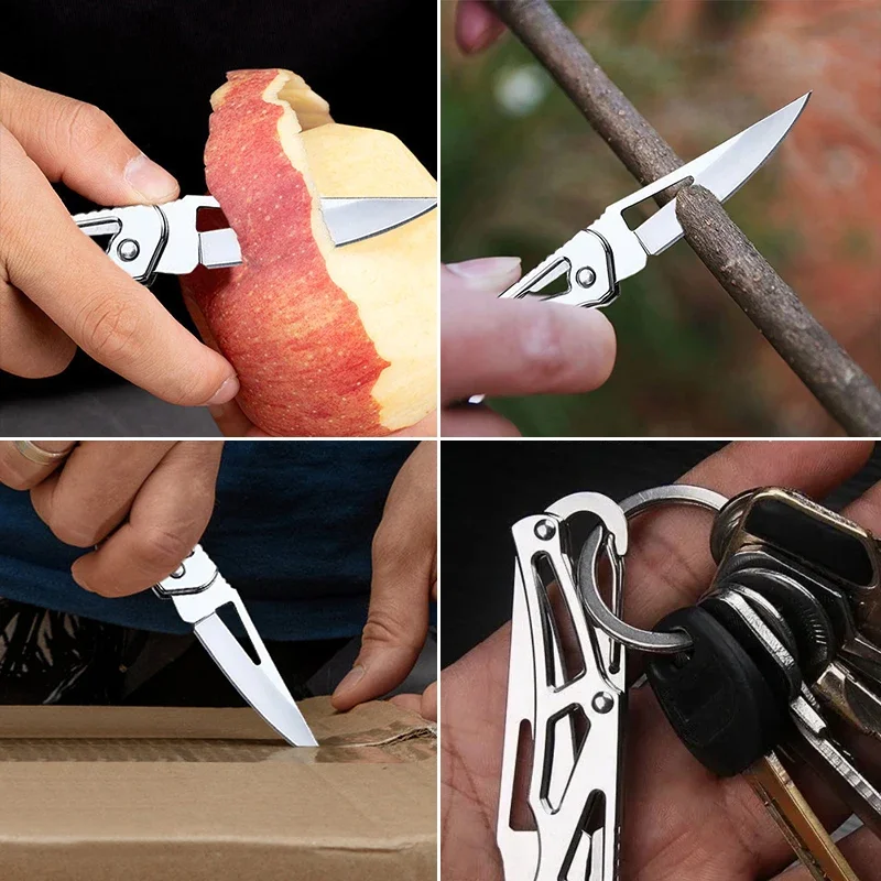 Cuchillo plegable acero inoxidable exteriores mango antideslizante - imagen 5
