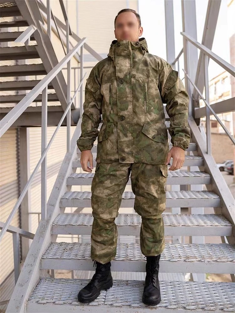 Conjunto de traje de combate de GORKA-5 para hombre, traje de combate de caza al aire libre, chaqueta rusa, uniforme de trabajo de caza, SMTP E7 - imagen 4