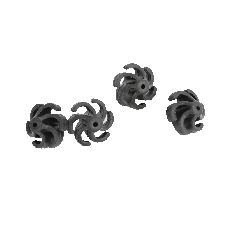 AMEYXGS 4 Uds estabilizador de cuerda de arco negro rojo tiro con arco caza compuesto cuerda de arco silenciador de goma amortiguador - imagen 2