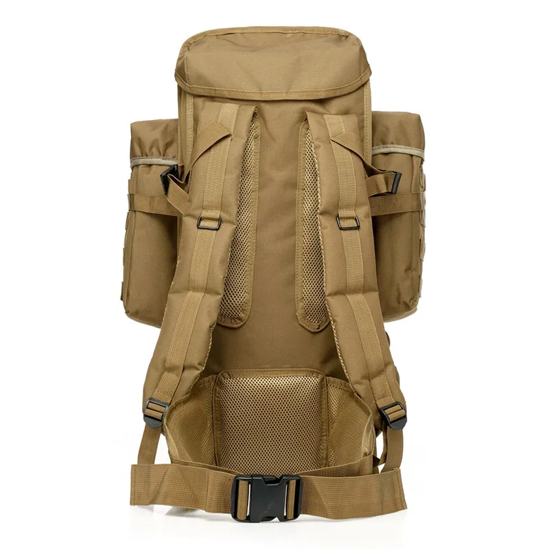 Mochila táctica militar de 70L para deportes al aire libre, senderismo, Camping, caza, viaje, multibolsillo, multifunción - imagen 4