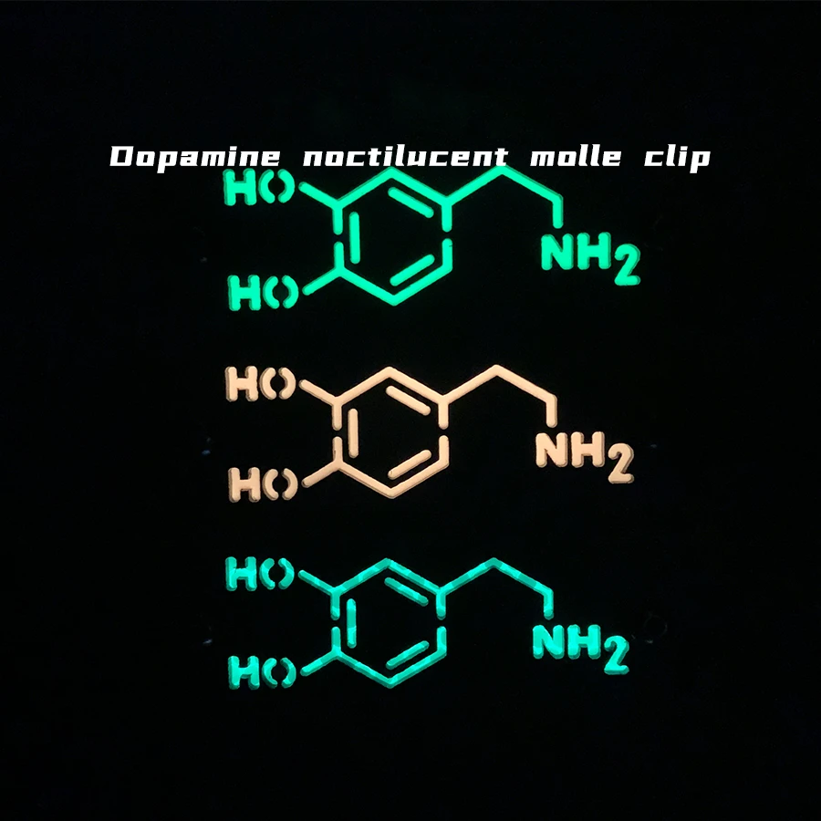 Clip Molle luminoso para mochila, hebillas de dopamina, ABS, táctico, reflectante, correas decorativas, máquina de clip, bolsa, accesorios de bricolaje - imagen 3