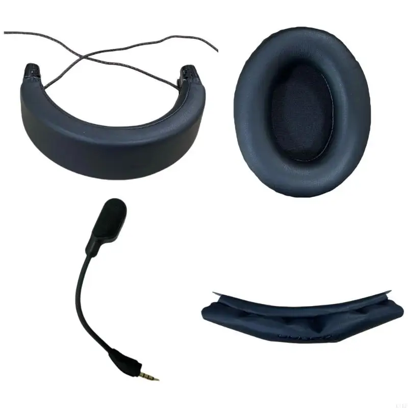 Almohadillas para oreja espuma con memoria Instalación rápida, micrófonos voz clara, Boom para Cloud III, auriculares - imagen 2