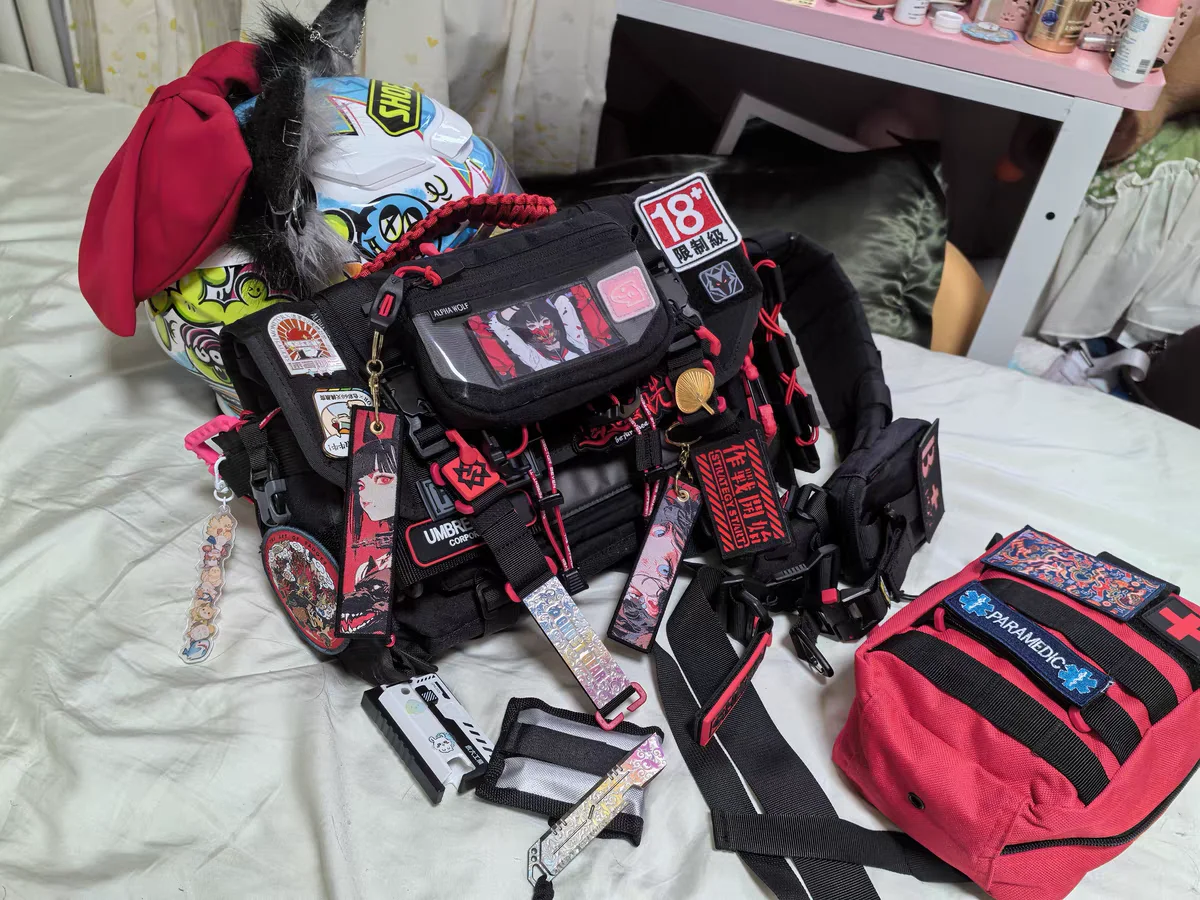 Insignia táctica de Metal con parche de color de aleación de titanio Ghost Gear para decoración de bolsas de ropa - imagen 4