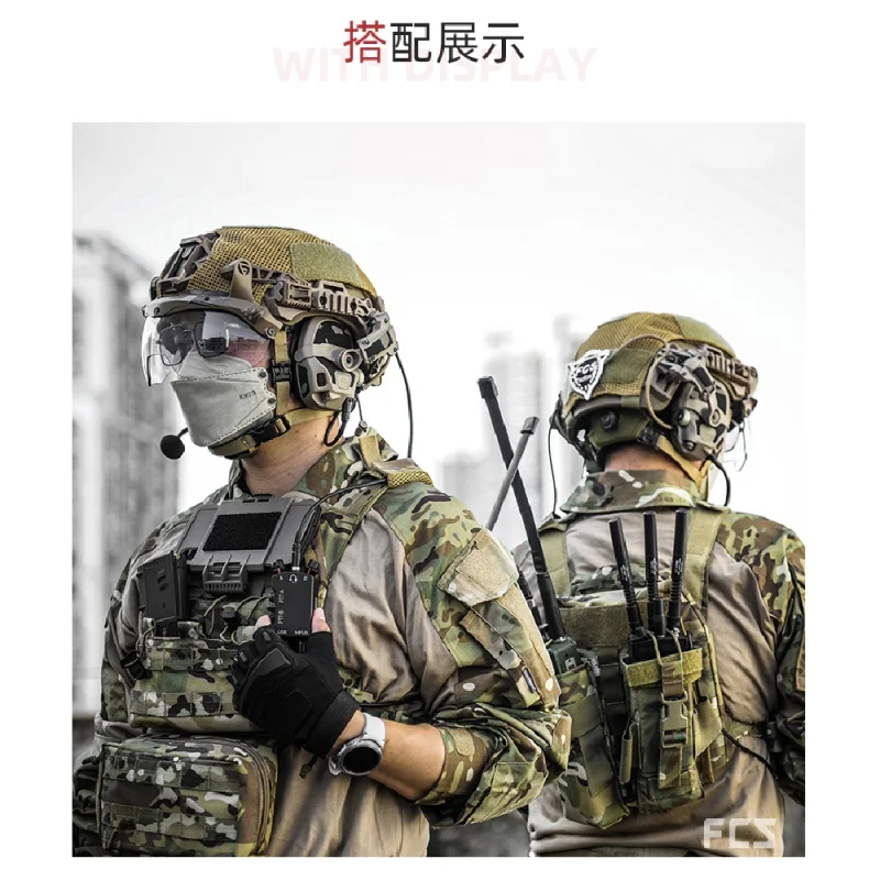 PTT táctico de metal CNC - uso recomendado en chaleco y equipo