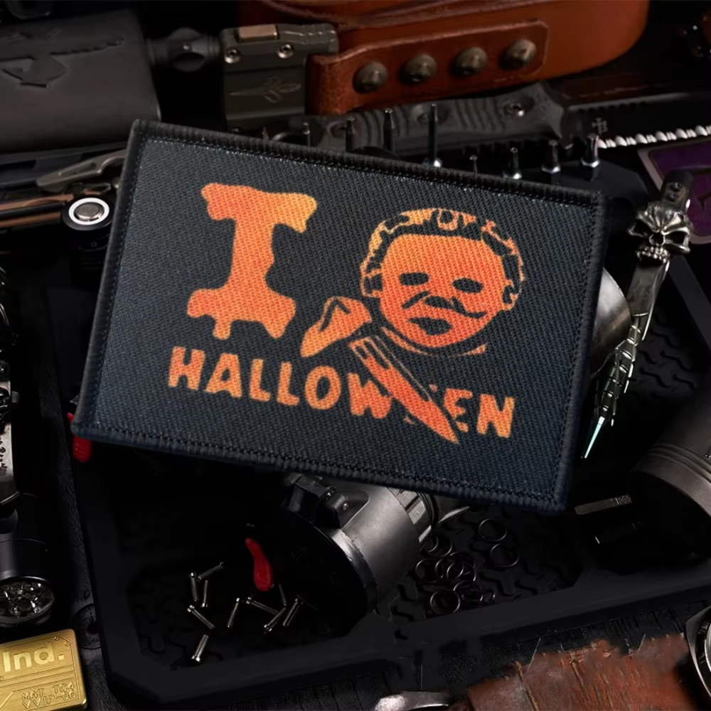 Parche táctico Halloween Michael Myers – Insignia de gancho y bucle - imagen 2