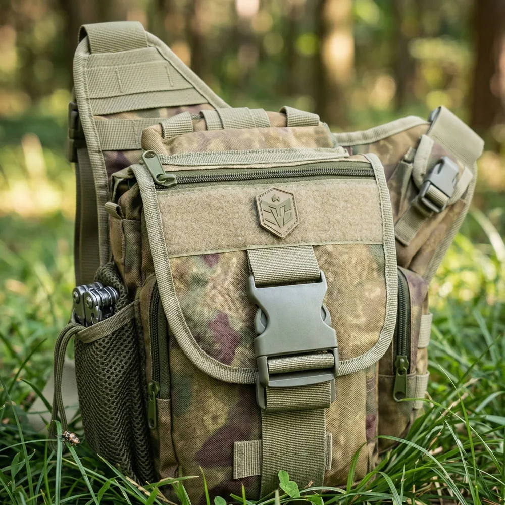 Bolso táctico bandolera MOLLE resistente al agua para caza y senderismo - imagen 3