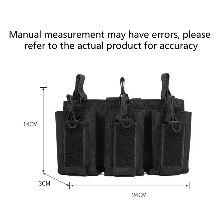 Bolsa porta cargadores MOLLE para M4 M16 AR AK caza universal - imagen 5