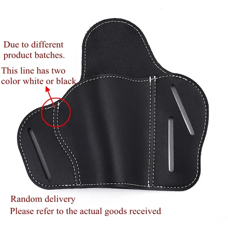 Funda de cuero para caza táctica, bolsa oculta para pistola, funda de cuero Invisible para pistola Glock 17 19 22 23 43 P226 P229 Ruger 92 M92 - imagen 3