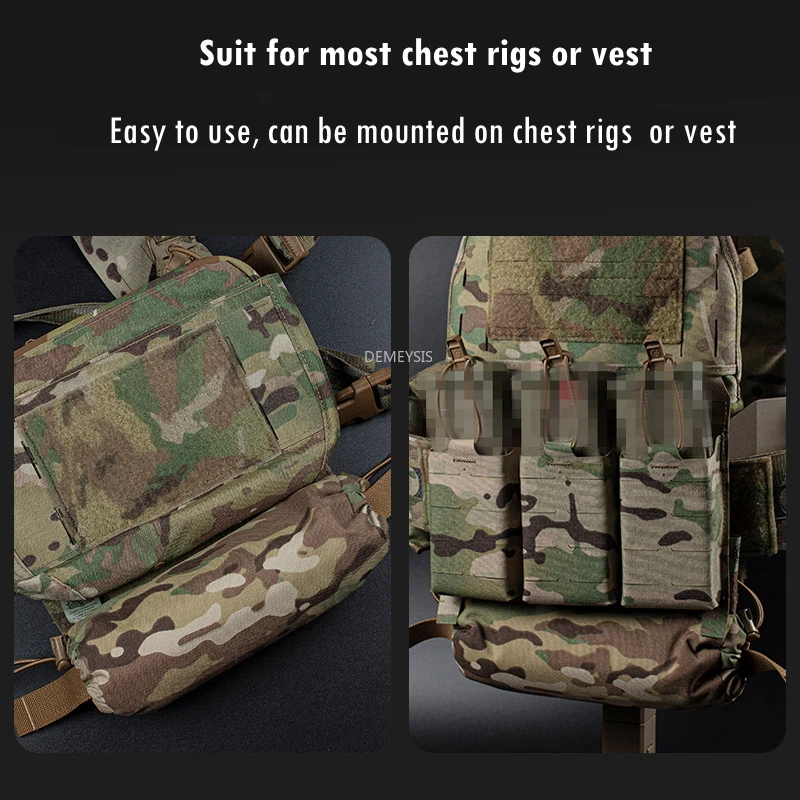 Botiquín de primeros auxilios, bolsa de chaleco táctico EDC, cinturón médico rápido, bolsa para traumatismos, rollo IFAK, chalecos individuales para caza Airsoft, bolsas - imagen 2