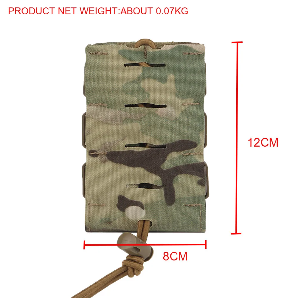 Bolsa táctica para revistas AK AR M4 AR15, bolsa para pistola de asalto urbana, Rifle Mag, Molle para caza, equipo de Paintball Airsoft, 5,56 - imagen 2