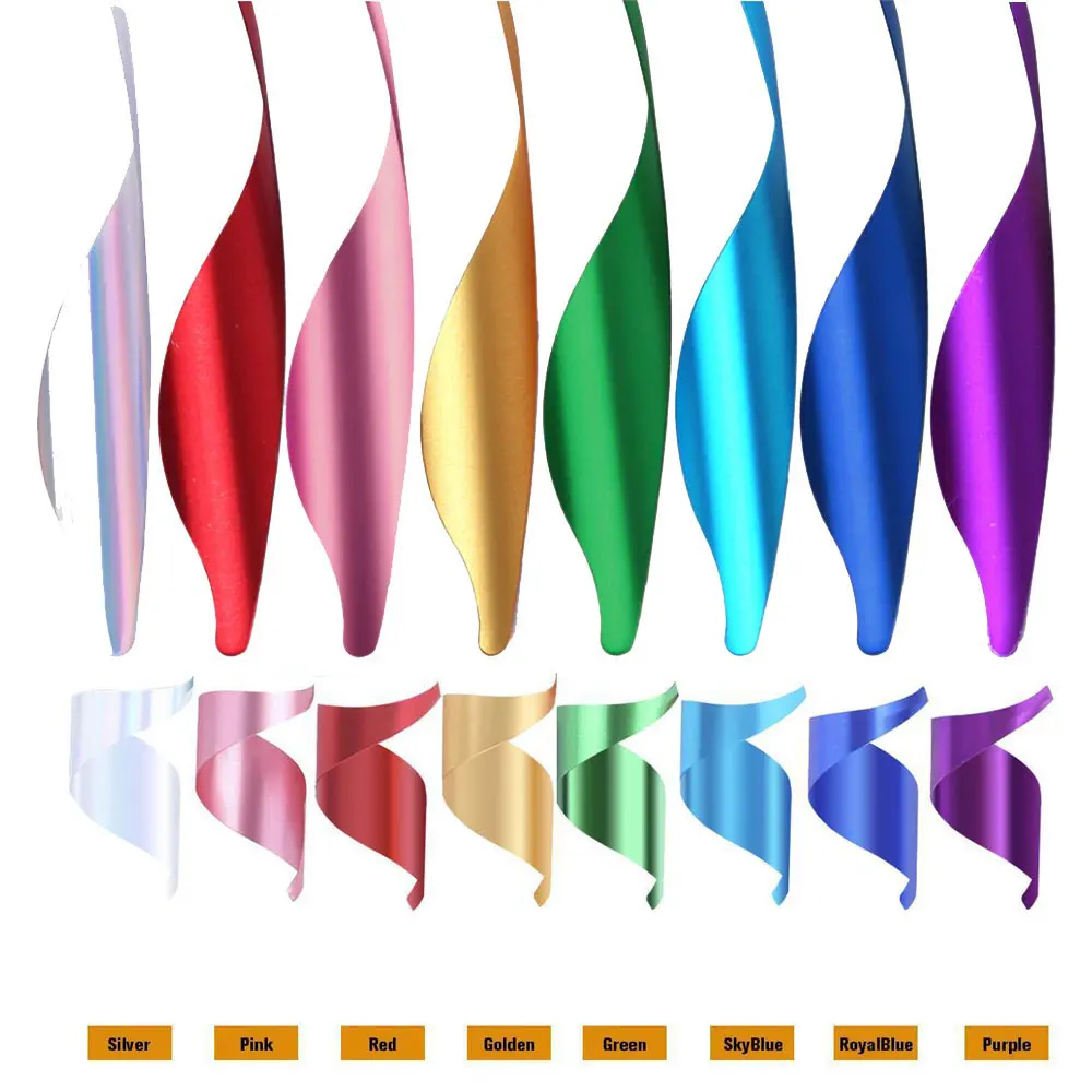 50x paletas giratorias de tiro con arco de ala derecha PANDARUS 1,75 "2" flechas de plumas de plástico en espiral, eje DIY para caza y objetivo