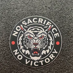 Parche táctico MOLLE Tigre ripstop – resistente para mochila y ropa