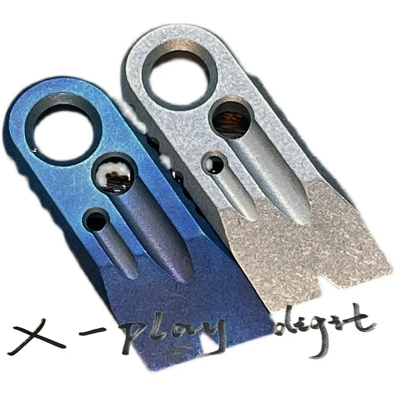 Barra de palanca táctica de titanio EDC, multiherramienta para llevar, caja abierta, llavero, colgante - imagen 5