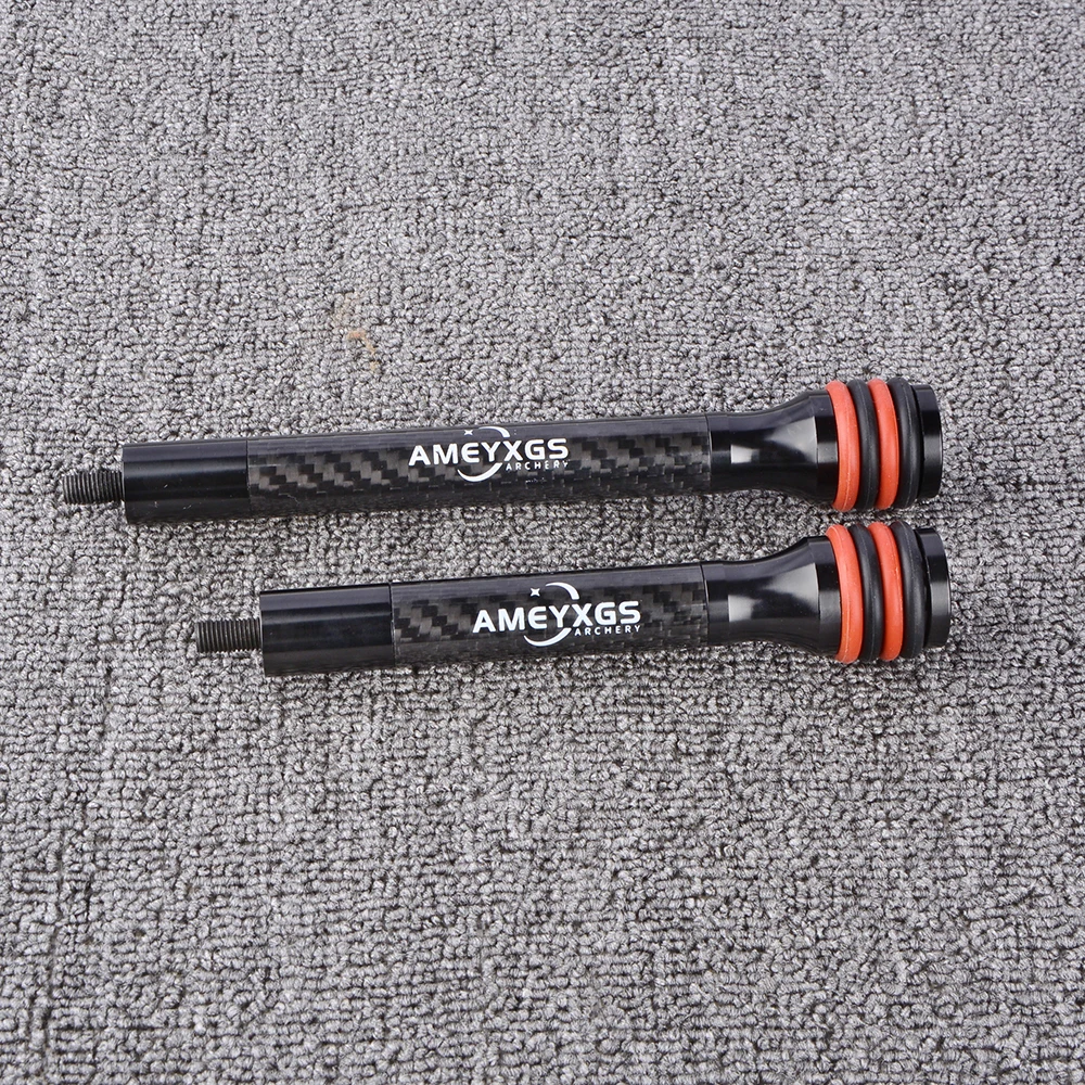 Barra de equilibrio de tiro con arco de 6/8/10/12 pulgadas, amortiguador de carbono, estabilizador de arco compuesto, amortiguador de tiro, práctica de objetivo de caza - imagen 4