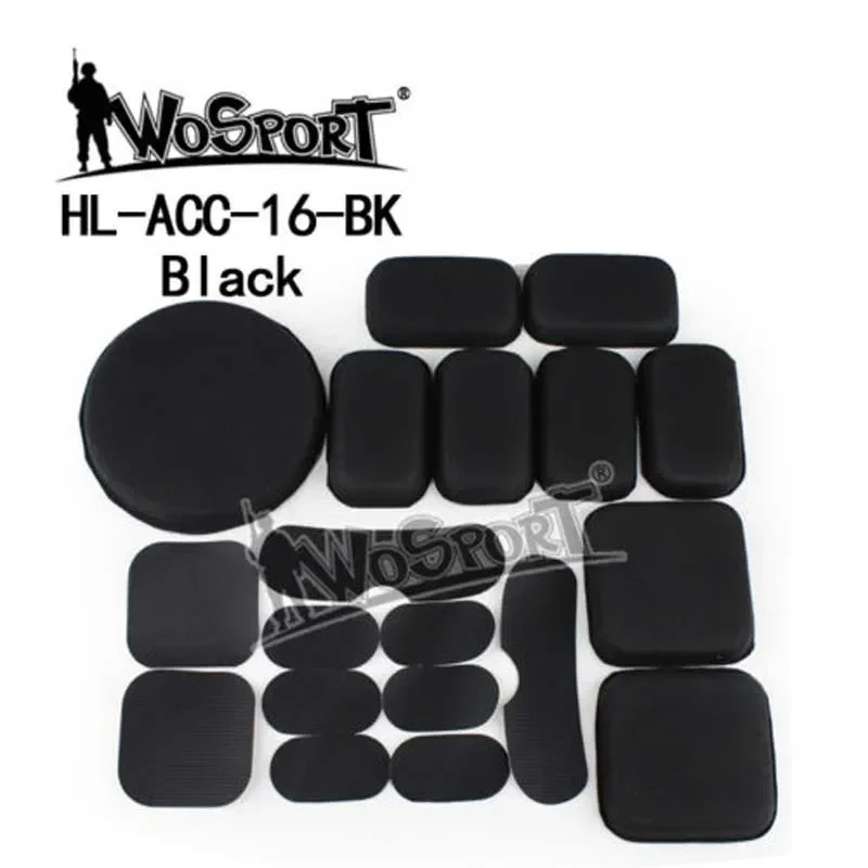 Nuevo Juego de protectores de almohadilla EVA de repuesto para casco deportivo rápido, 19 Uds. - imagen 2