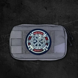 Parche táctico de moral cruzada de Constantine, parches de gancho y bucle impresos para ropa, brazalete militar táctico, pegatina para mochila