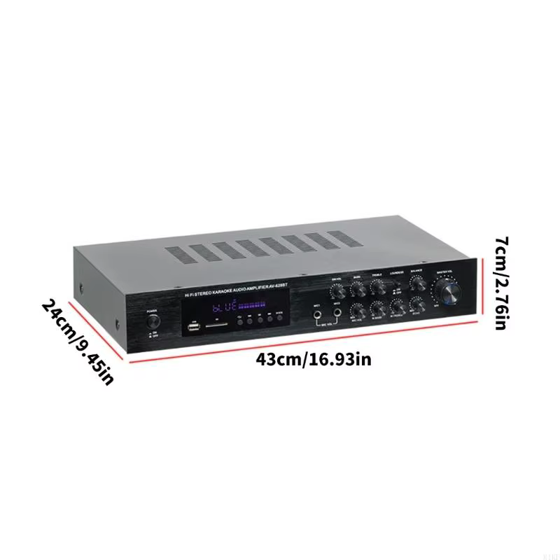 Amplificador de sonido con entrada USB y salida para antenas - imagen 5
