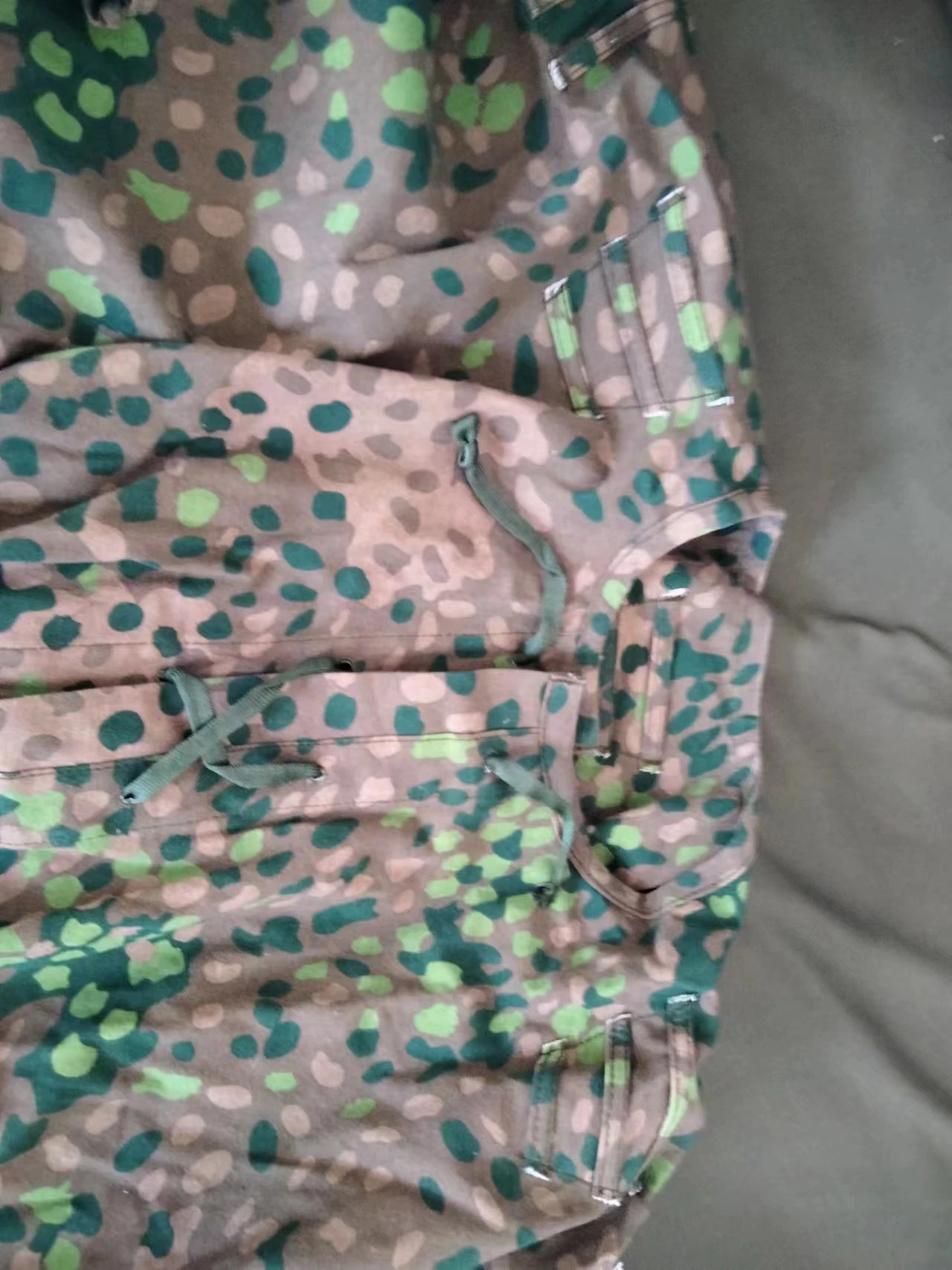 Sudadera táctica M40 guisante alemán doble cara con capucha - imagen 5