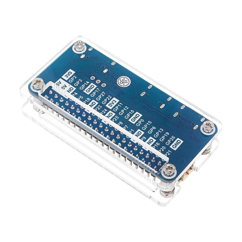 Placa desarrollo RP2040 PiZero Bit integrada con carcasa acrílica transparente, envío directo - imagen 4