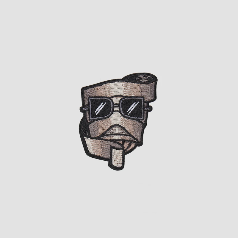 Parche bordado de Avatar de monstruo de película clásica del siglo XX para mochila y chaqueta, insignia táctica, aplique decorativo - imagen 3