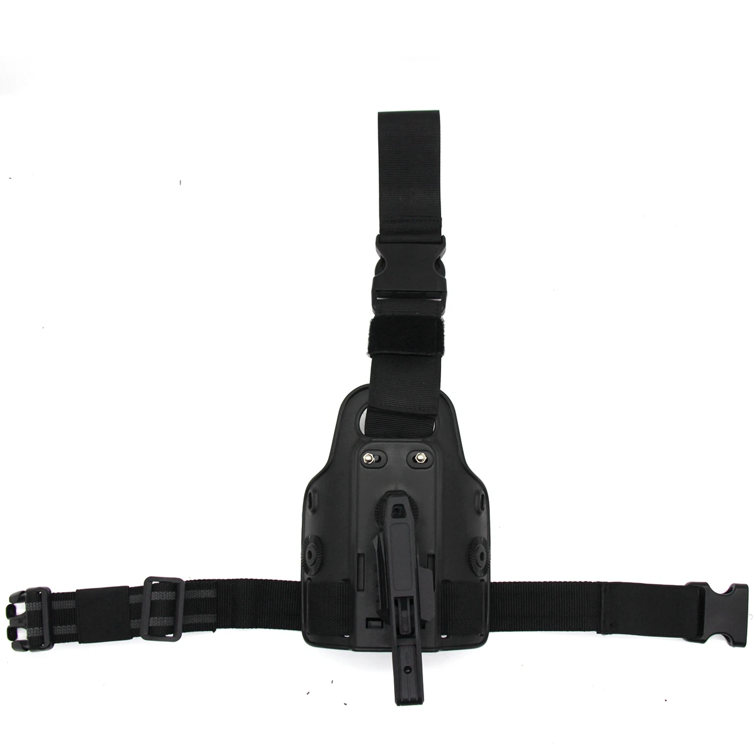 Funda táctica drop left zurda para pistola de caza con riel cadera