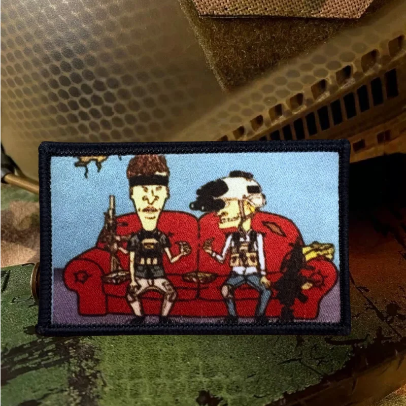 Parche con estampado de soldado, insignia de moral táctica militar, gancho y bucle, mochila, sombreros, parches adhesivos decorativos para ropa - imagen 4