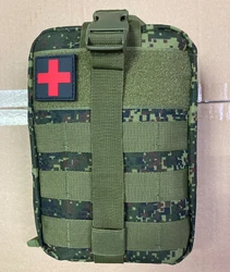 Botiquín táctico MOLLE FG ruso verde compacto para primeros auxilios