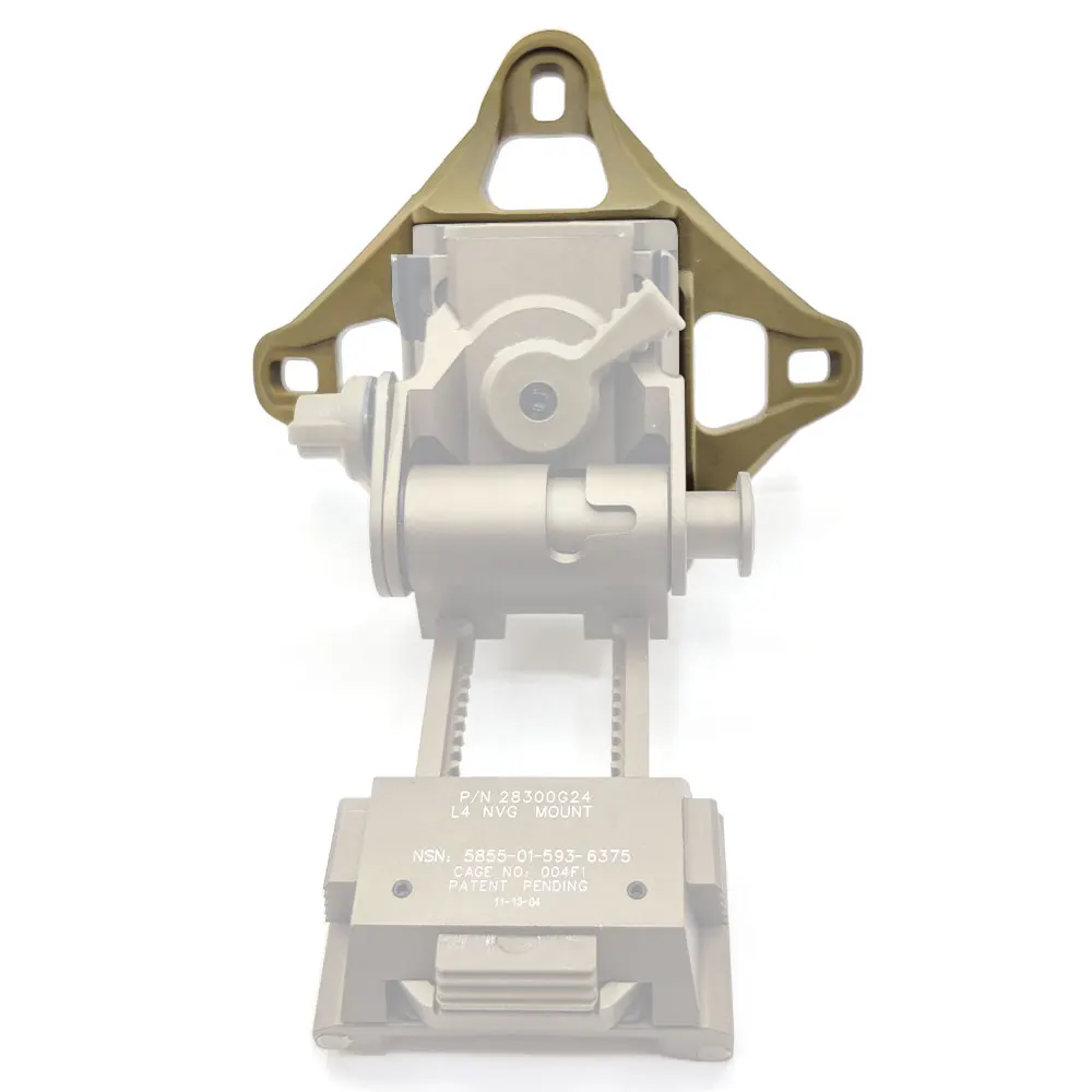 SOTAC adaptador de soporte de Base de montaje de casco táctico de 3 agujeros, cubierta de esqueleto, accesorios - imagen 2