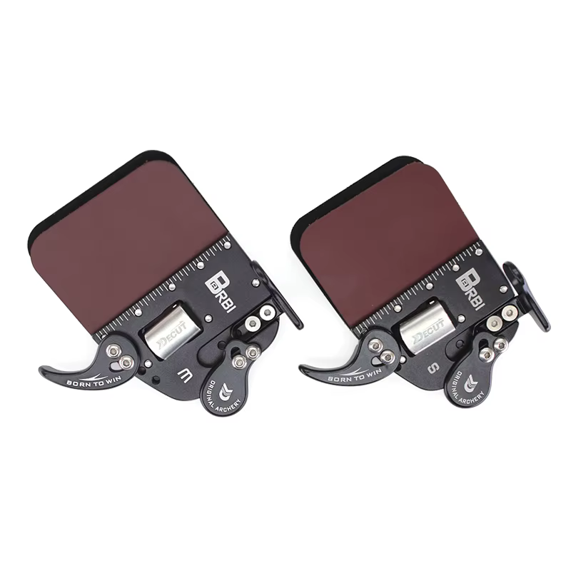 Protector de dedo negro para tiro con arco, accesorio de protección ajustable para mano izquierda/derecha, lengüeta para dedo, recurvo, 1 unidad - imagen 4