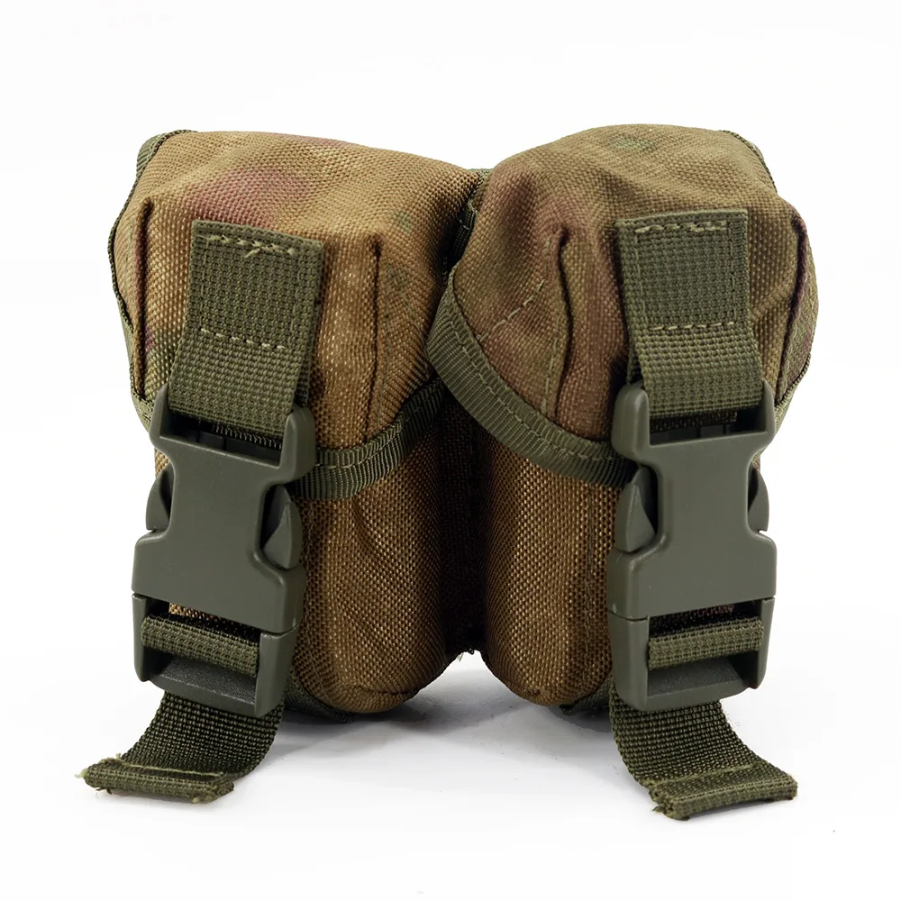 Bolsa multifuncional de camuflaje táctico, chaleco táctico colgante, paquete de accesorios de sistema MOLLE, bolsa de revistas dual - imagen 4