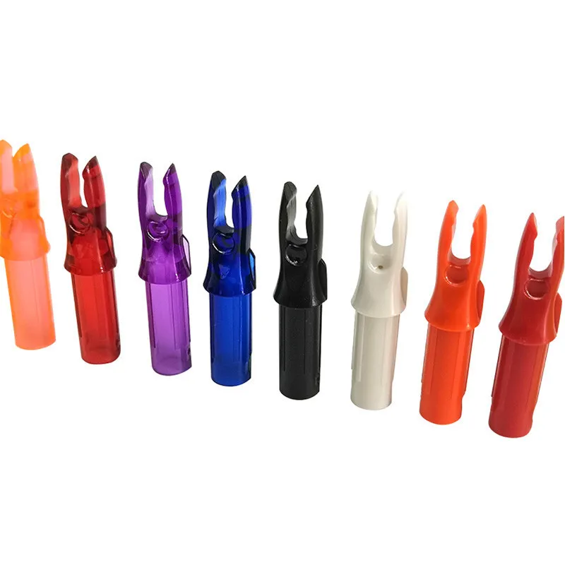 Boquillas de flecha de colores para tiro con arco al aire libre, accesorio de fibra de vidrio de carbono, 6,2mm, 24 unidades - imagen 4