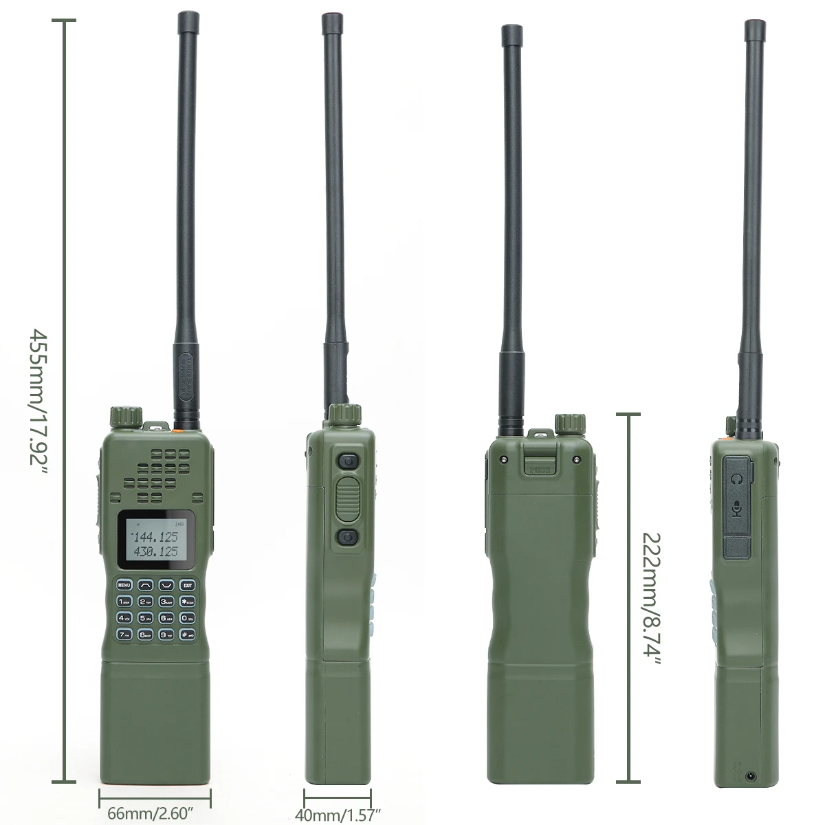 Baofeng-Radio táctica bidireccional, dispositivo con conexión dedicada U94 PTT, VHF/UHF, estilo AN /PRC 152, se puede adaptar a cualquier auricular táctico - imagen 2