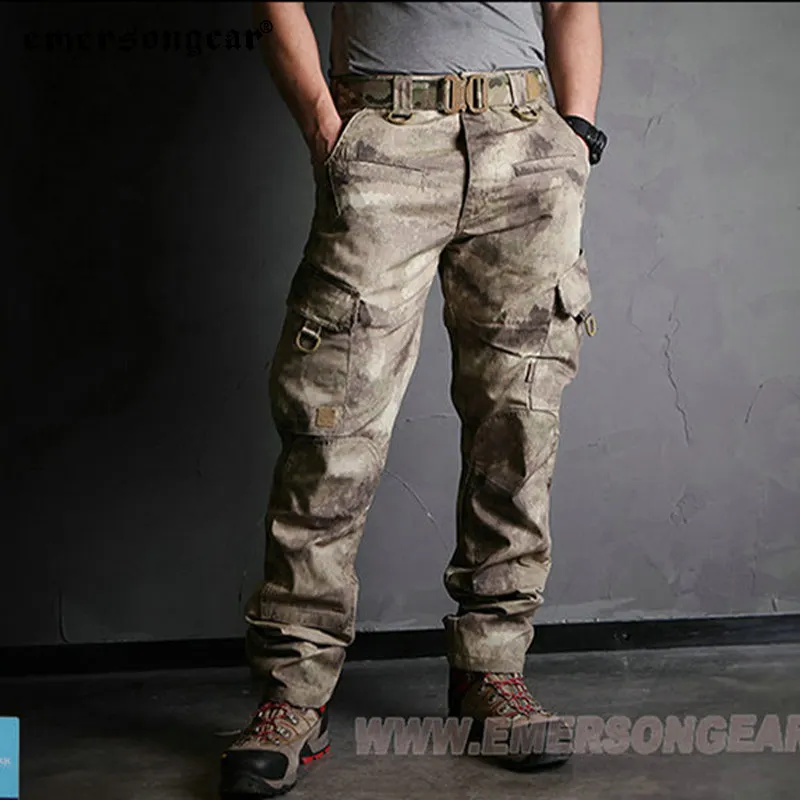 Emersongear pantalones de entrenamiento táctico Gen 3 pantalones Cargo de combate para hombre deportes al aire libre Airsoft caza Camping senderismo ciclismo AT - imagen 2