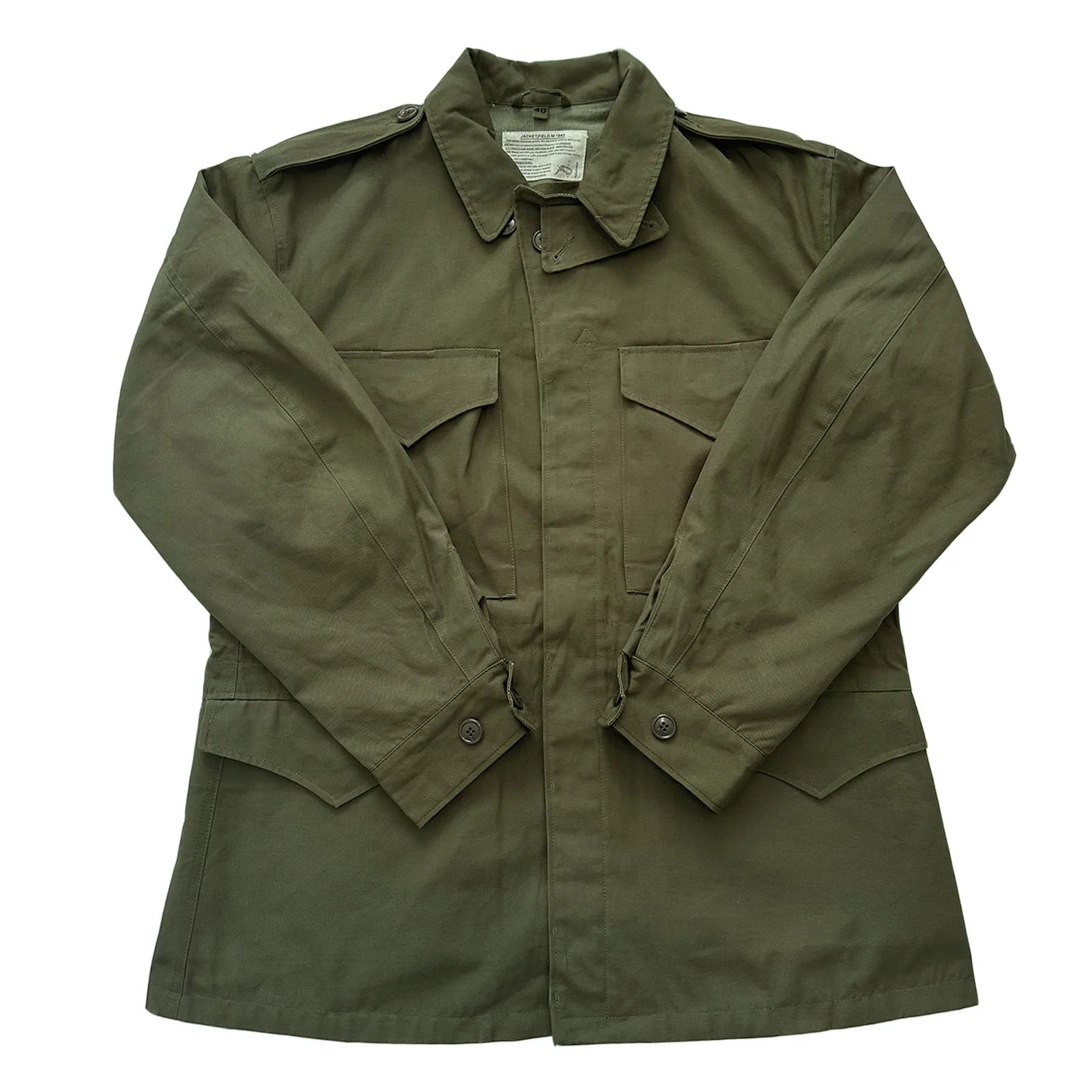 Chaqueta de Campo M43 de la Segunda Guerra Mundial, Estilo Táctico Vintage, Resistente al Viento, Réplica de Equipo de Entrenamiento para Exteriores de Alta Resistencia