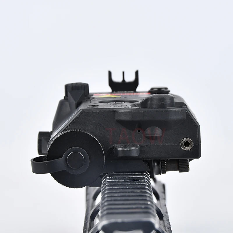 Indicador Airsoft PEQ15 versión láser doble rojo verde punto táctico rojo verde/luz de relleno IR/dispositivo láser LED blanco apto para riel de 20MM - imagen 3