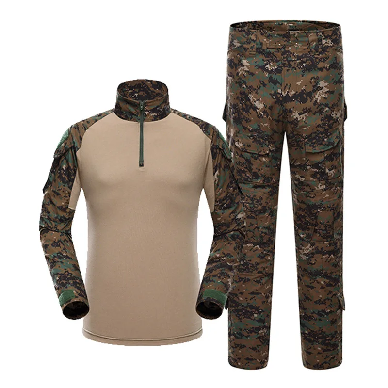 Trajes tácticos G3 para hombre, traje de rana de manga larga, Camuflaje americano, traje de entrenamiento de rana al aire libre, ropa de caza al aire libre - imagen 3