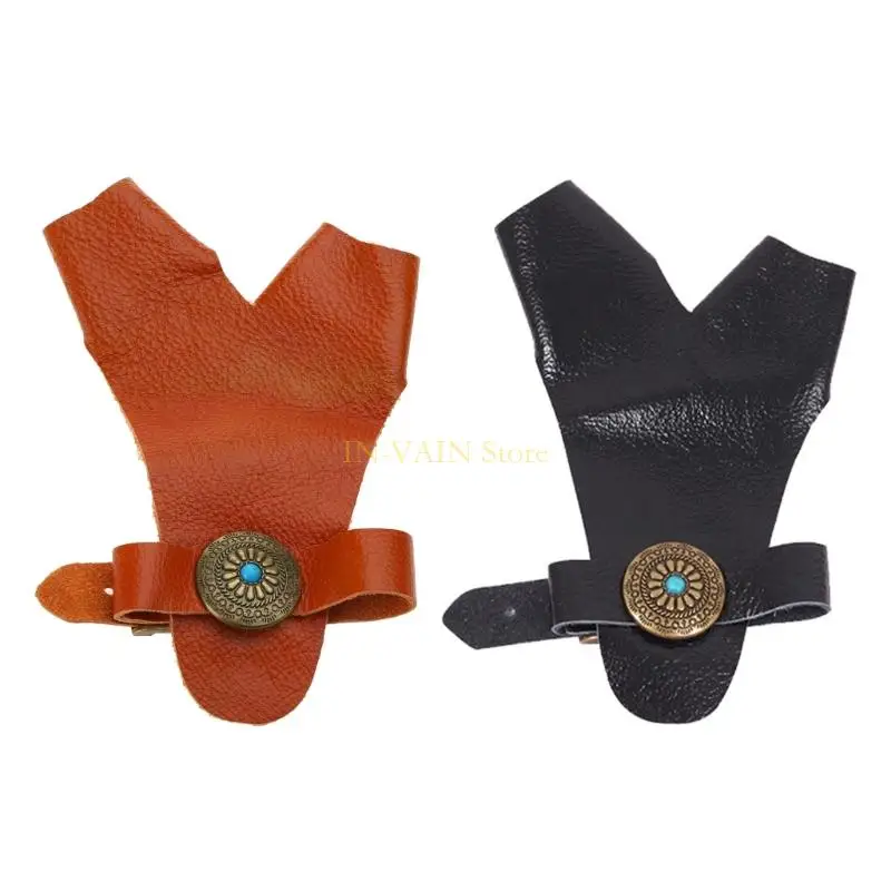 Protector mano M5TC piel sintética para arco recurvo - imagen 2