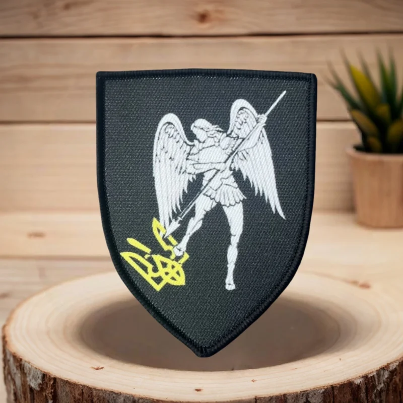 Parche con estampado del Arcángel Michael, chaleco táctico, gancho y bucle, insignia decorativa de moral, pegatina para mochila, parches para brazalete para ropa - imagen 3